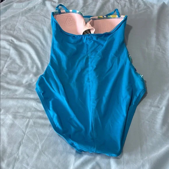 La Blanca Tropical Floral womanOne Piece Swimsuit size 8 - Picture 4 of 4